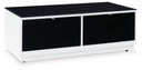Gardoni - White / Black - Rectangular Cocktail Table