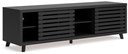 Danziar - Black - Extra Large TV Stand