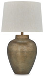 Madney - Antique Gold Finish - Metal Table Lamp