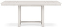 Robbinsdale - Rectangular Counter Height Dining Extension Table Set