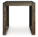 Dreggan - Brown - Square End Table