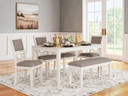 Erinberg - Antique White - Dining Room Table Set (Set of 6)
