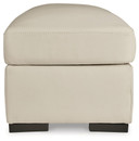Treasure Trove - Almond - Ottoman - Leather Match