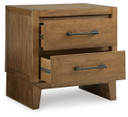 Sherbana - Light Brown - Two Drawer Night Stand
