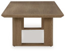 Serene Bay - Dark Brown - Rectangular Cocktail Table