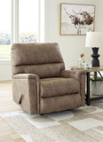 Navi - Fossil - Rocker Recliner - Faux Leather
