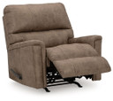 Navi - Fossil - Rocker Recliner - Faux Leather