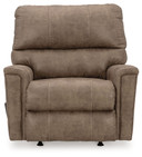 Navi - Fossil - Rocker Recliner - Faux Leather