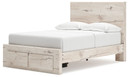 Lawroy - Panel Bed With Storage