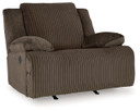 Top Tier - Chocolate - Rocker Recliner - Fabric