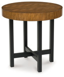 Steenlage - Brown / Black - Occasional Table Set (Set of 2)