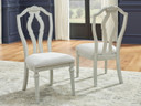 Montelaine - Antique White - Dining Upholstered Side Chair (Set of 2)