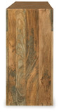 Luzmanacy - Natural Brown - Console Sofa Table