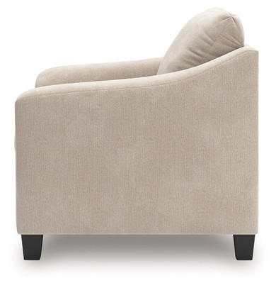 Willarae - Taupe - 2 Pc. - Chair And A Half, Ottoman