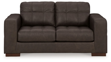 Luigi - Thunder - Loveseat - Leather Match