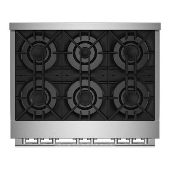 Jennair® 36" RISE™ Gas Professional-Style Range JGRP436HL
