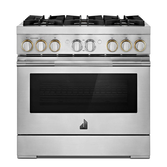 Jennair® 36" RISE™ Dual-Fuel Professional-Style Range JDRP436HL