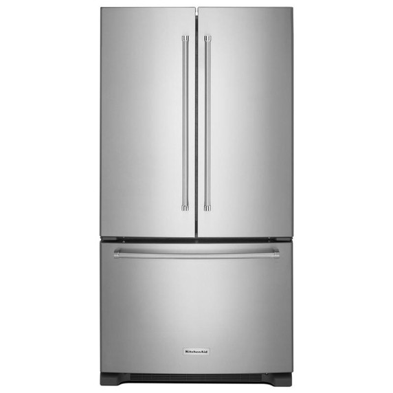 Kitchenaid® 20 cu.ft. 36-Inch Width Counter-Depth French Door Refrigerator with Interior Dispense KRFC300ESS Kitchenaid® 20 cu.ft. 36-Inch Width Counter-Depth French Door Refrigerator with Interior Dispense KRFC300ESS