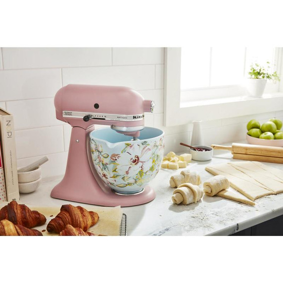 Kitchenaid® 5 Quart White Gardenia Ceramic Bowl KSM2CB5PWG