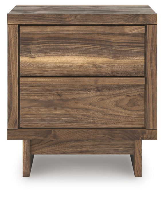 Chirason - Brown - Two Drawer Night Stand