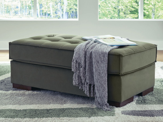 Caspian-Town - Olive - Oversized Accent Ottoman