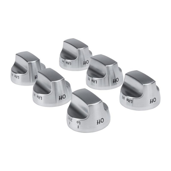 Stainless Steel Knob Kit - 4 Burner/Grill/Griddle W10231703