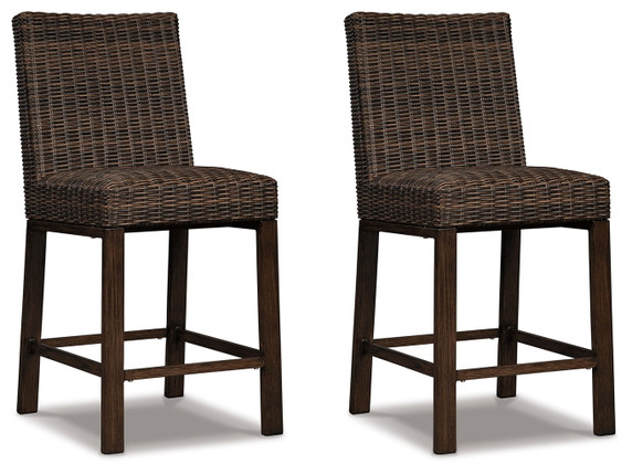 Paradise Trail - Medium Brown - Barstool (Set of 2)
