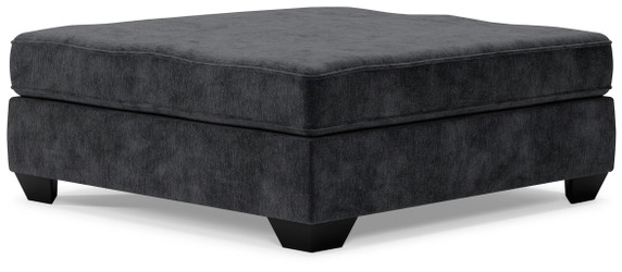 Lavernett - Charcoal - Oversized Accent Ottoman