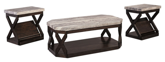 Radilyn - Grayish Brown - Occasional Table Set (Set of 3) Radilyn - Grayish Brown - Occasional Table Set (Set of 3)