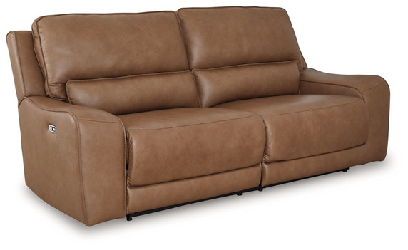 DeepWakes - Caramel - 2 Seat Power Reclining Sofa Adjustable Headrest DeepWakes - Caramel - 2 Seat Power Reclining Sofa Adjustable Headrest