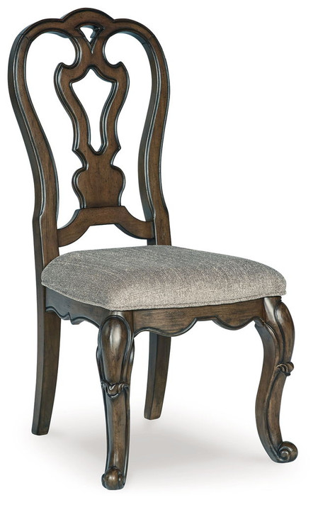Maylee - Dark Brown - Dining Upholstered Side Chair (Set of 2) Maylee - Dark Brown - Dining Upholstered Side Chair (Set of 2)