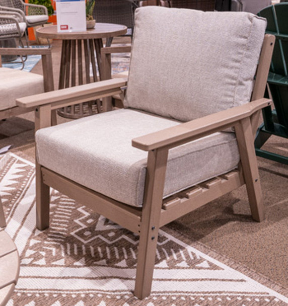 Grover Beach - Driftwood - Lounge Chair With Cushion (Set of 2) Grover Beach - Driftwood - Lounge Chair With Cushion (Set of 2)