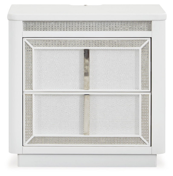 Chalanna - White - Two Drawer Night Stand