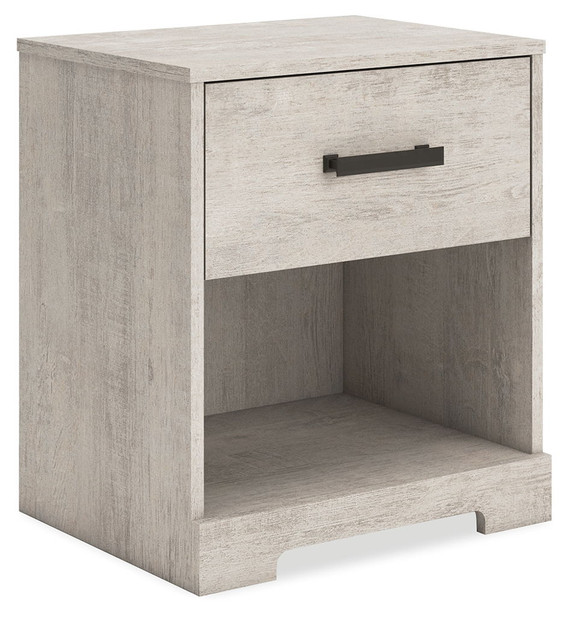 Shawburn - Gray - One Drawer Night Stand