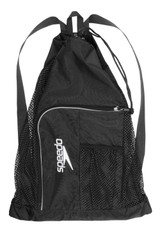 Features:

Open weave mesh for strength and quick drying
Shoulder straps for backpack carry