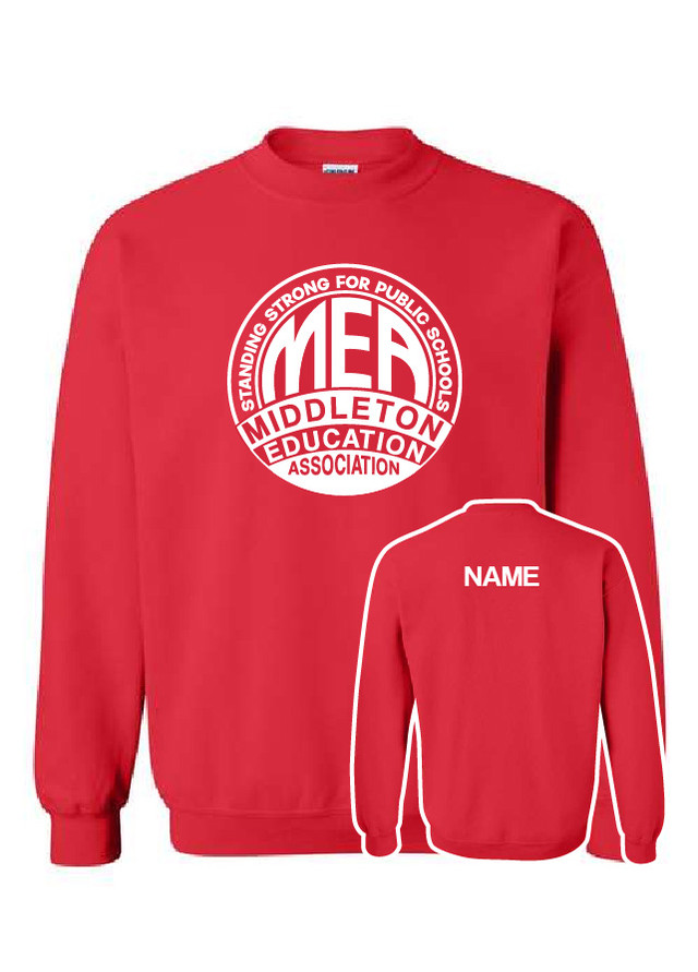 MEA Gildan Cotton Crewneck Sweatshirt (Red)