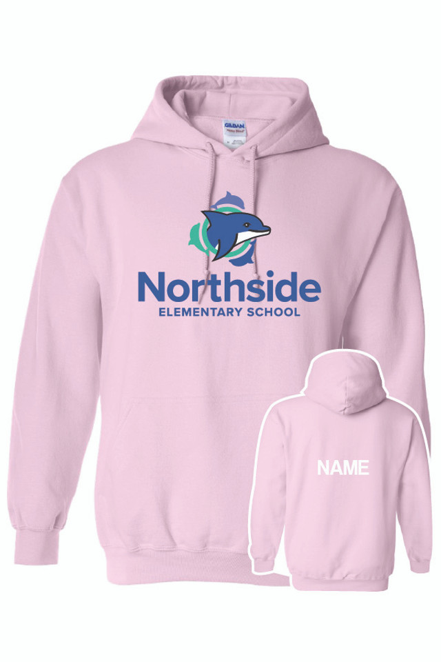 Northside Gildan Cotton Hooded Sweatshirt (Light Pink) Northside Gildan Cotton Hooded Sweatshirt (Light Pink)