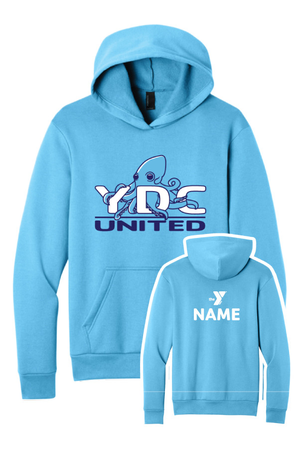 YDC Cotton Hooded Sweatshirt (Aquatic Blue)