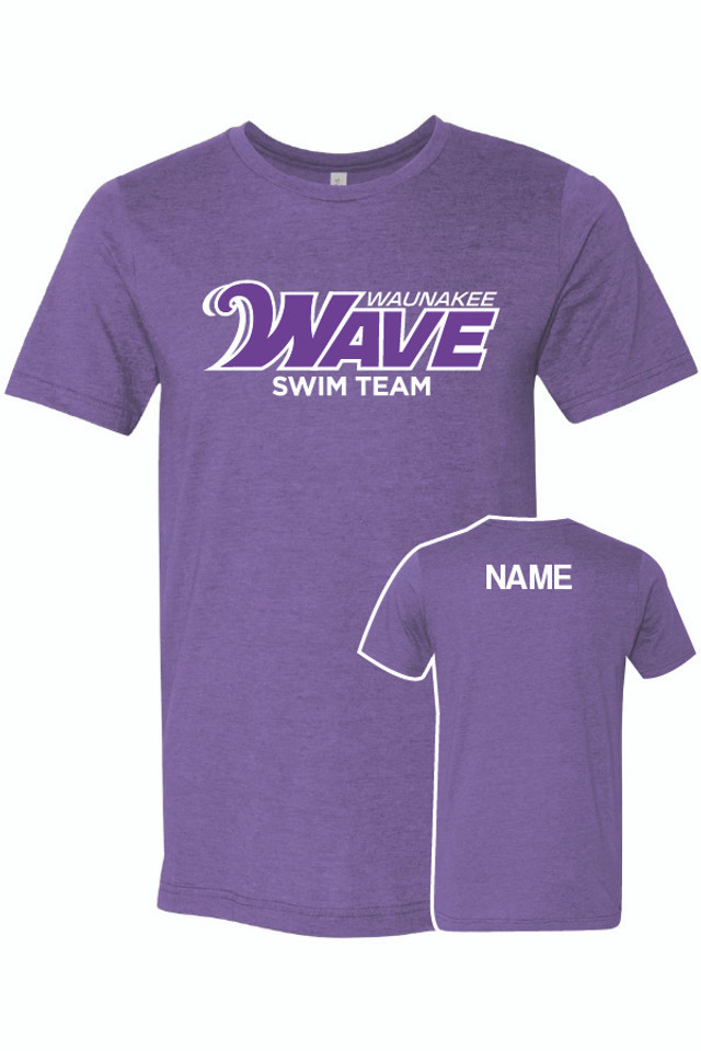 WAVE Adult Softstyle T-Shirt (Hth. Team Purple)