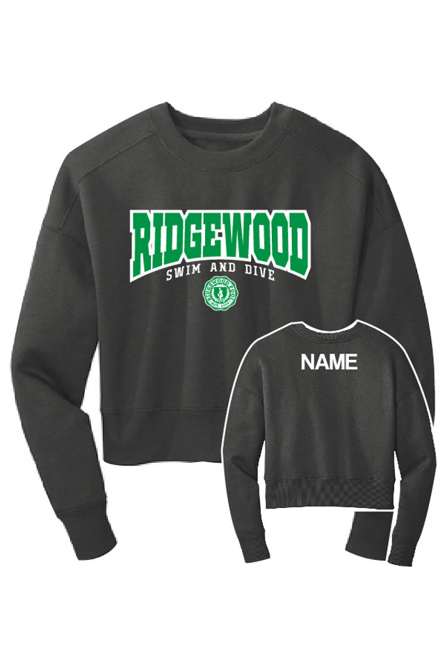 Ridgewood District Ladies Cropped Crewneck Sweatshirt