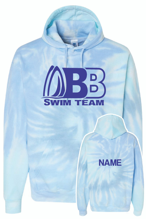 Bishop's Bay Cotton Tie Dye Hooded Sweatshirt