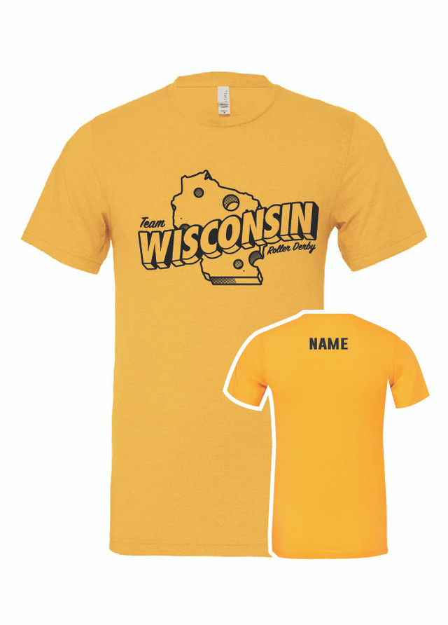 Team Wisconsin Softstyle T-Shirt (Gold)