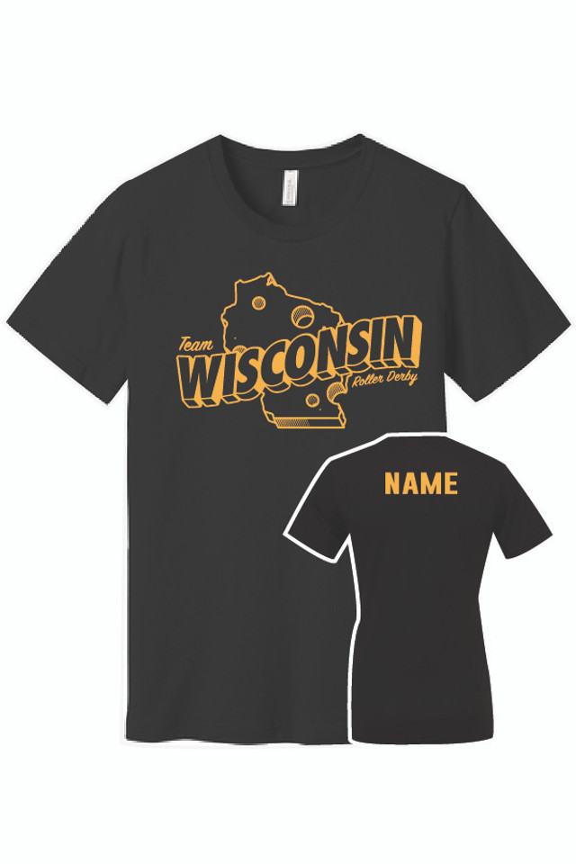 Team Wisconsin Softstyle T-Shirt (Black)