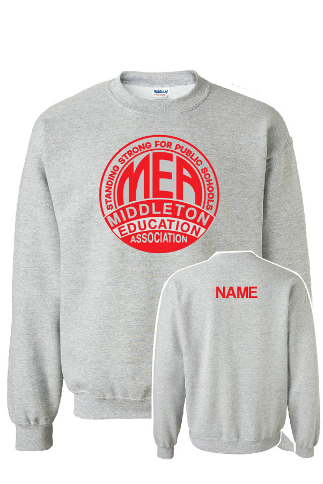 MEA Gildan Cotton Crewneck Sweatshirt (Sport Grey)