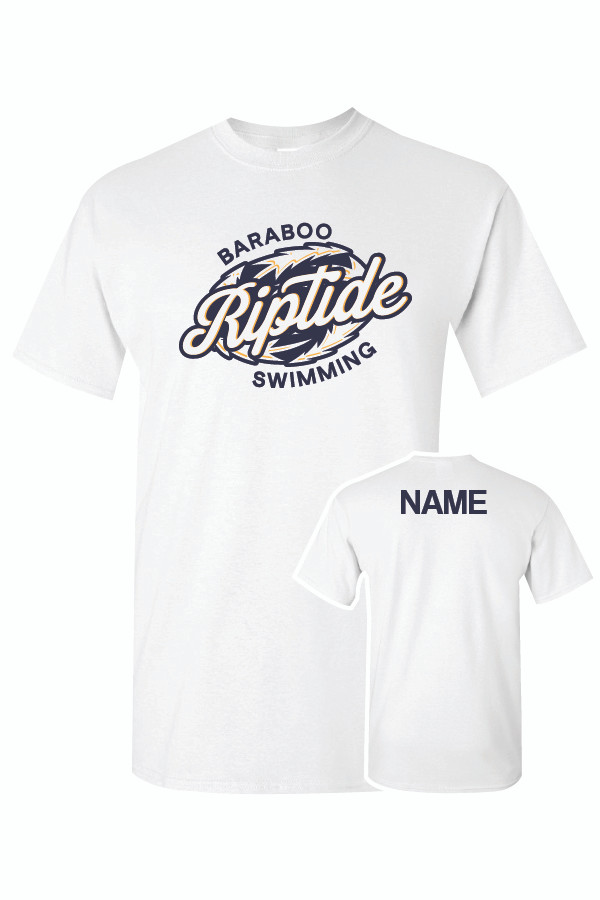 Baraboo Adult/Youth Gildan Cotton T-Shirt (White)