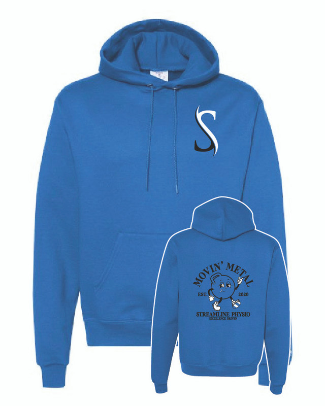 SPT Champion Cotton Hooded Sweatshirt (Royal)