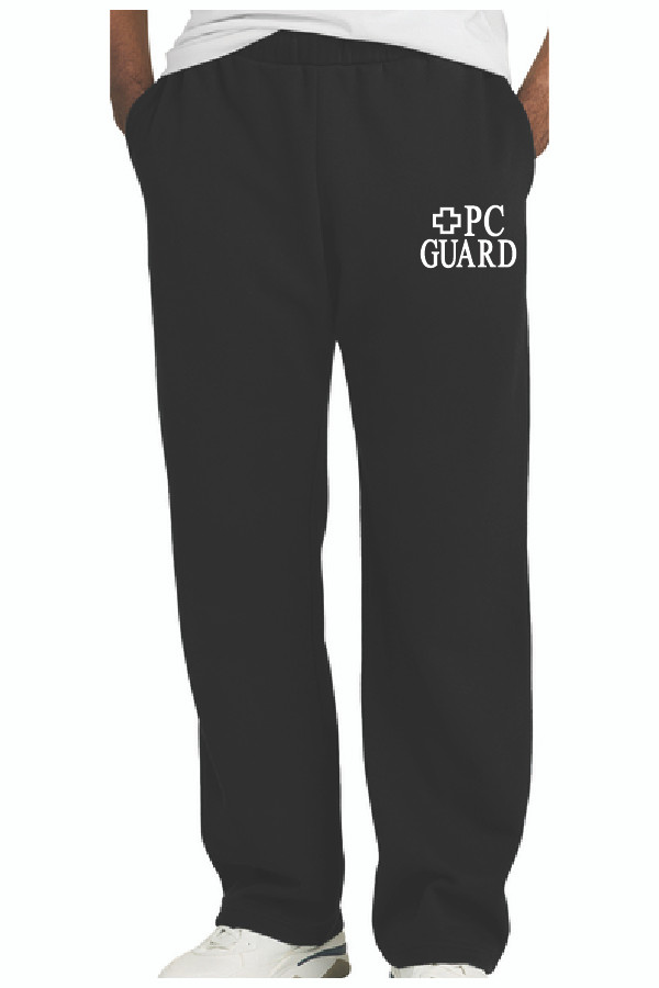 PC Guard Open Bottom Cotton Sweatpants
