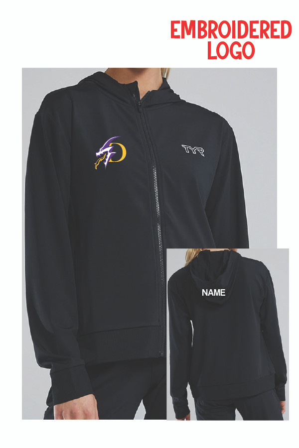 DFAC TYR Ladies Full Zip Hoodie