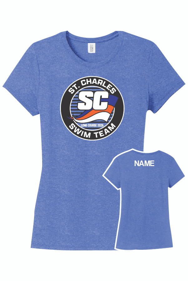 SCST Ladies Softstyle T-Shirt (Royal Frost)