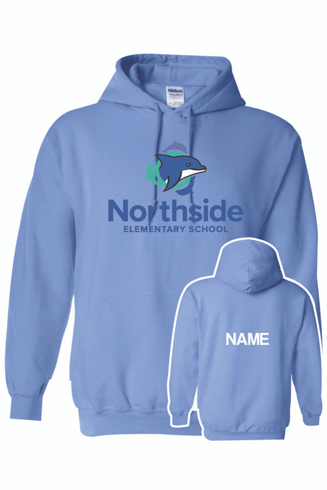 Northside Gildan Cotton Hooded Sweatshirt (Carolina Blue) Northside Gildan Cotton Hooded Sweatshirt (Carolina Blue)